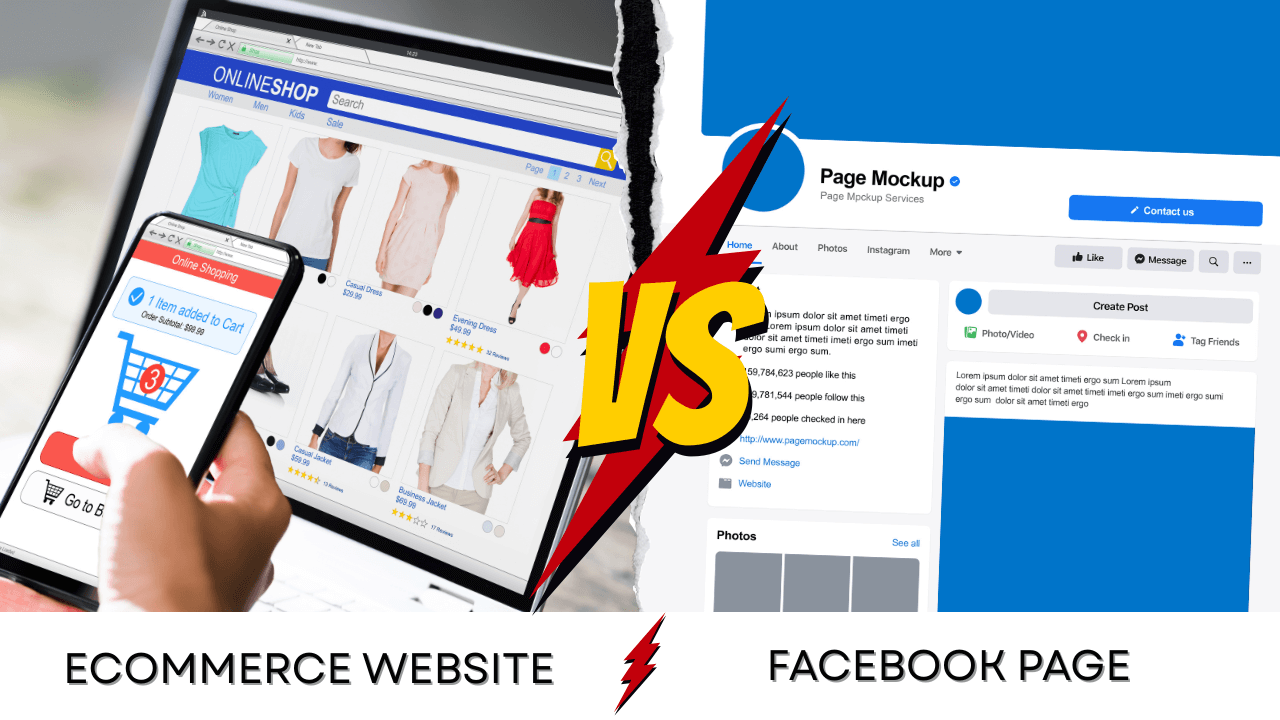 Ecommerce Website vs Facebook Page: Which One Wins in 2025?